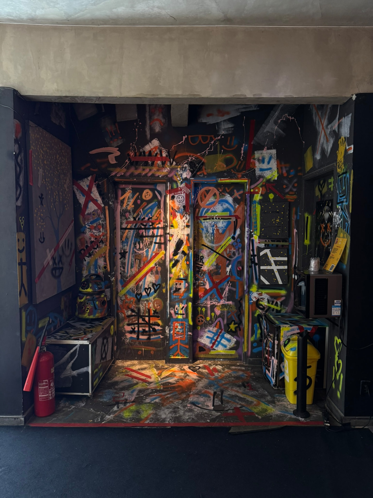 Cenário grafite — Segundo andar