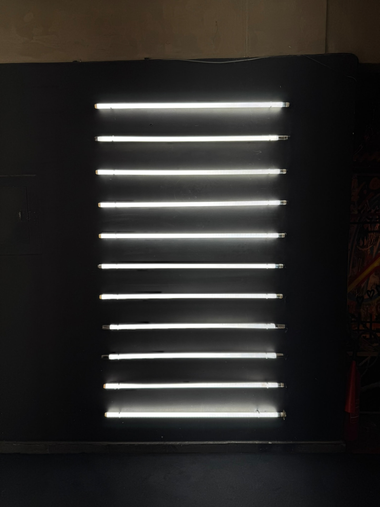 Parede de luz — Segundo andar